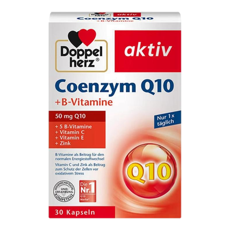 德国双心辅酶Q10软胶囊中老年成人心脏保护非还原型增强免疫正品R