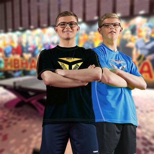 TIBHAR挺拔乒乓球服菲利克斯1969圆领衫速干透气短袖训练服25款