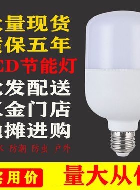 LED灯泡超亮球泡大功率led灯E27大螺口9W60W150W工厂车间照明灯