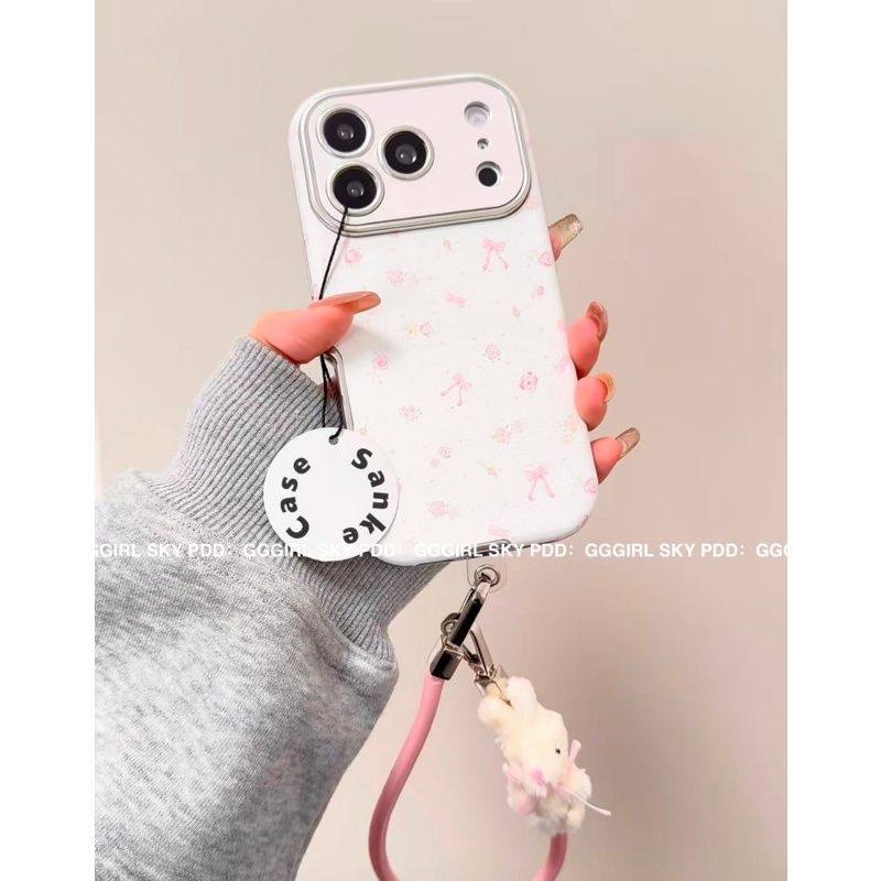 小众粉碎花蝴蝶结手绳适用iPhone17苹果16手机壳14promax新款13潮,3C数码配件,手机保护套/壳,淘宝优惠券,粉丝福利购,淘宝优惠卷