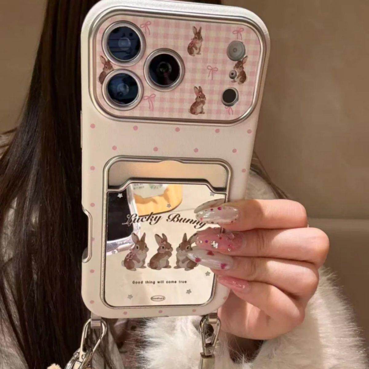 三只英文兔卡包褶皱小熊毛绒挂绳适用于苹果1716promax手机壳iphone1514,3C数码配件,手机保护套/壳,淘宝优惠券,粉丝福利购,淘宝优惠卷