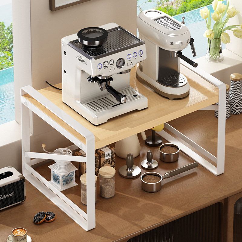 咖啡机置物架吧台餐边柜桌面茶包