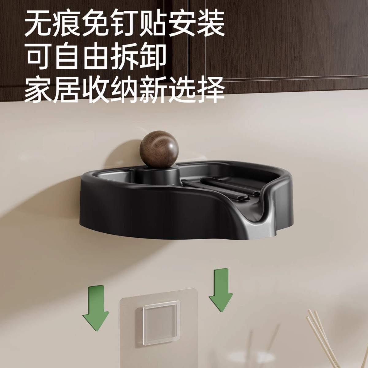 中古风肥皂盒高档壁挂式免打孔