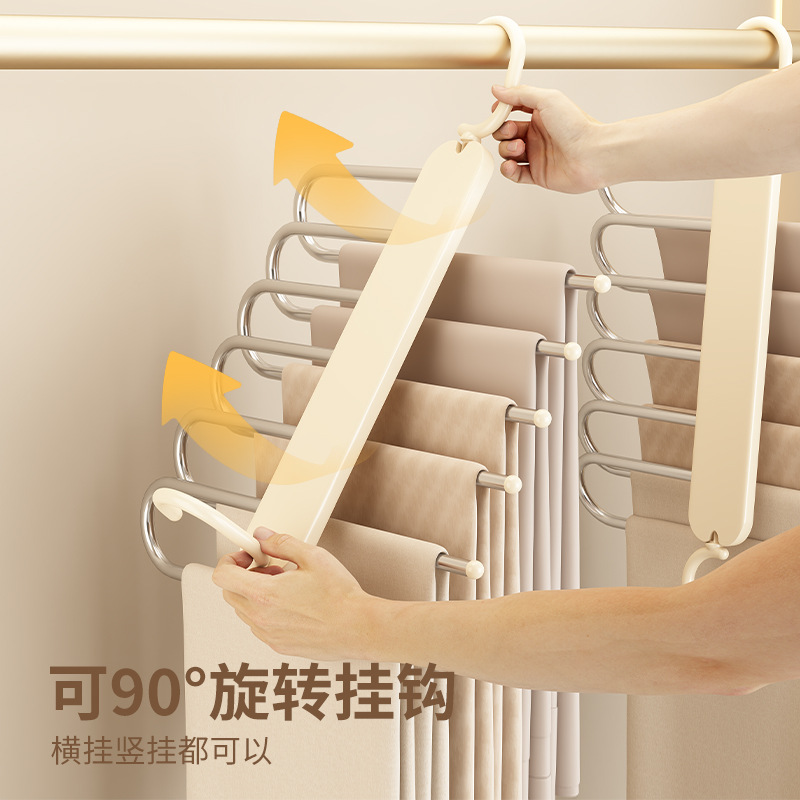 折叠裤架多功能多层裤子衣架家用