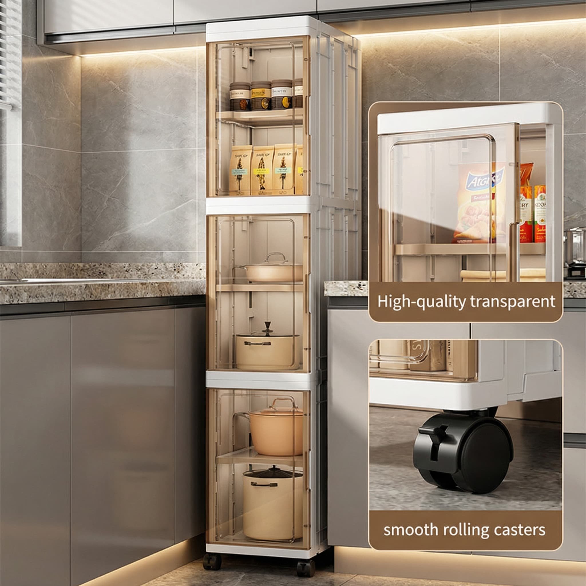 特大号加厚可折叠收纳柜多层整理柜夹缝衣柜塑料家用储物柜置物架,收纳整理,整理架/置物架/收纳架,淘宝优惠券,粉丝福利购,淘宝优惠卷