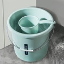 住校生脸盆水桶提桶学生宿舍用家用储水桶洗澡洗衣桶塑料桶盆套装