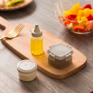 塑料调料盒组合迷你套装 调味瓶果酱沙拉酱挤压瓶 户外烧烤野餐分装