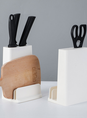 多功能菜板架刀架一体刀架厨房用收纳架砧板架菜刀座插刀架置物架