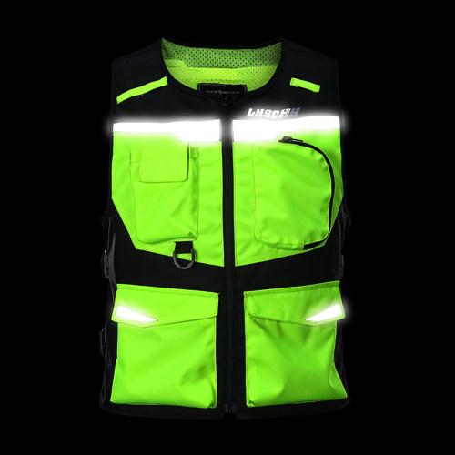 意大利骑行荧光黄防摔摩托车