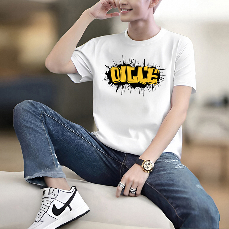 NASA官网美式T恤宽松百搭小情侣