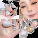 闪粉气囊喷雾新娘妆拍照身体高光亮晶晶头发锁骨脖子碎钻提亮银粉