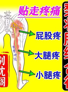 腰椎坐骨贴压迫神经引起屁股疼痛