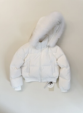HIPPSUPER• 芬兰雪境大毛领连帽羽绒服收腰加厚保暖外套女小个子