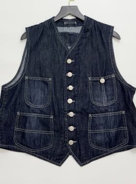牛仔马甲背心 工装背心 四季可穿
