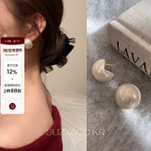 20点大号气质珍珠耳环 1.21 新品 限时2件88折