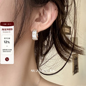 爆款 suzyacc kr老钱风小雏菊耳环重工耳饰2025新款 高级感气质耳饰