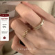 suzyacc kr轻奢小众设计感爱心合成锆石戒指潮气质高级食指戒女