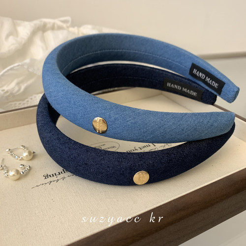 金属标牛仔发箍牛仔发箍