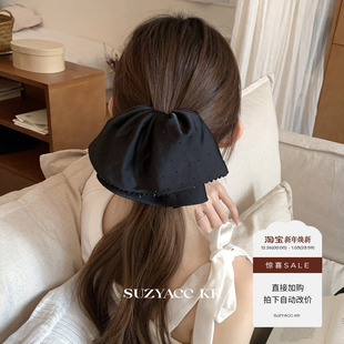 法式 任选4件 复古缎面褶皱裙摆抓夹女轻奢气质温柔发饰 99元