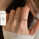 suzyacc kr焦糖香芋彩色滴釉戒指女轻奢高级感食指戒小众设计指环