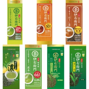 【直邮】日本伊右卫门宇治抹茶玄米茶煎茶茶叶深烘浓郁京都福寿园