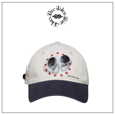 Tiesake EasyHustler Cap做旧水洗可拆卸贴布Vintage复古棒球帽