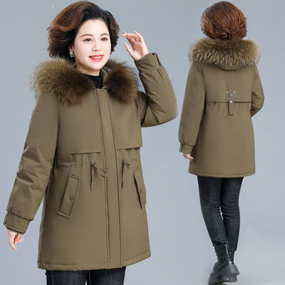 时尚洋气可拆卸内胆白鸭绒外套潮