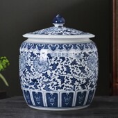 油缸陶瓷带盖家用厨房花生油菜油山茶油密封20斤30斤装 油罐耐高温