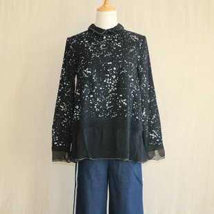 春秋女士S127针织衫 商场撤柜专柜正品 恋衣坊安纳苏丝长袖 我爱我