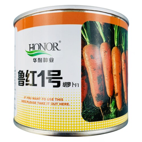 华耐鲁红1号胡萝卜种子条形顺直