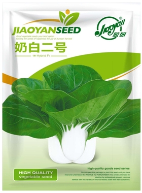 奶白二号小白菜种籽蔬菜籽秋天冬春季四季阳台农家小白菜籽四季子