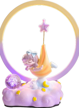 小夜灯氛围灯装饰摆件公主风