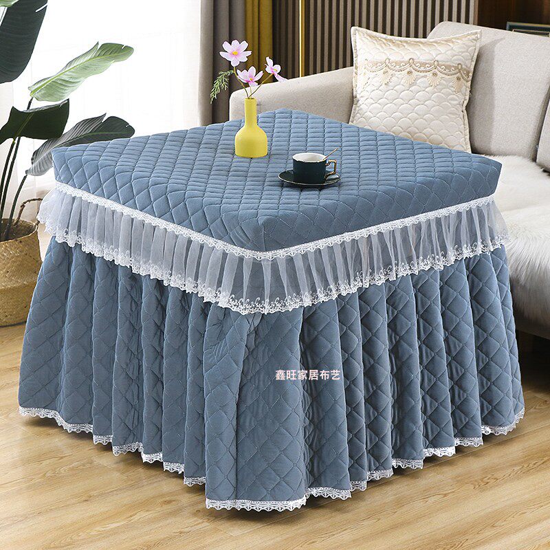 加厚电炉罩烤火罩正方形电暖炉罩炉子罩麻将机套盖布桌罩防尘新款