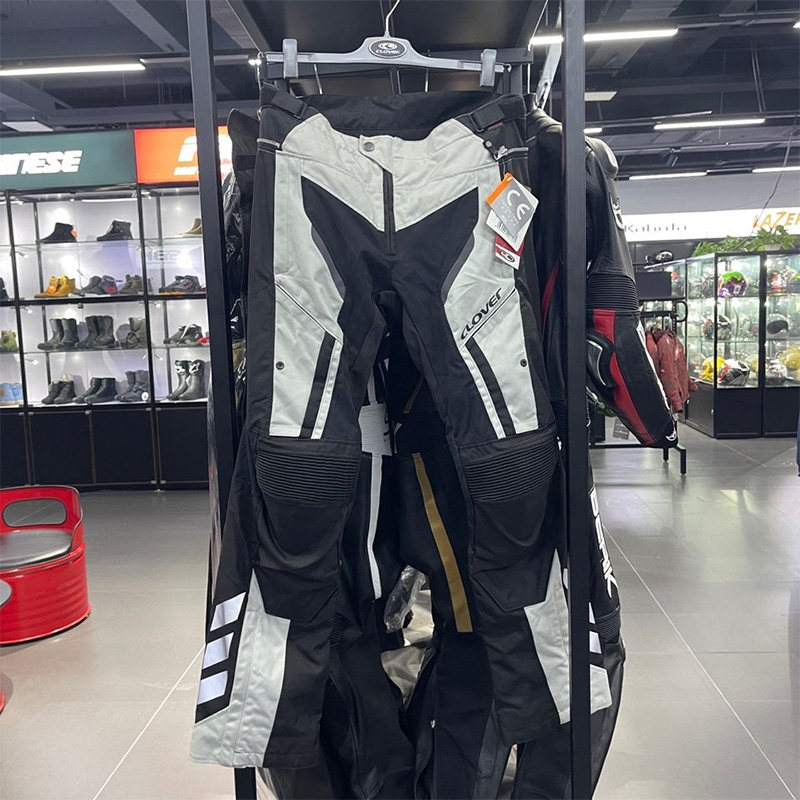 断码清仓意大利CLOVER摩托车骑行裤男四季女防摔机车赛车裤子