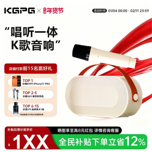 KGPG家用k歌户外家庭ktv话筒音响