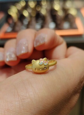 Hello Kitty凯蒂猫50周年限定款戒指经典蝴蝶结可爱甜美精致礼物