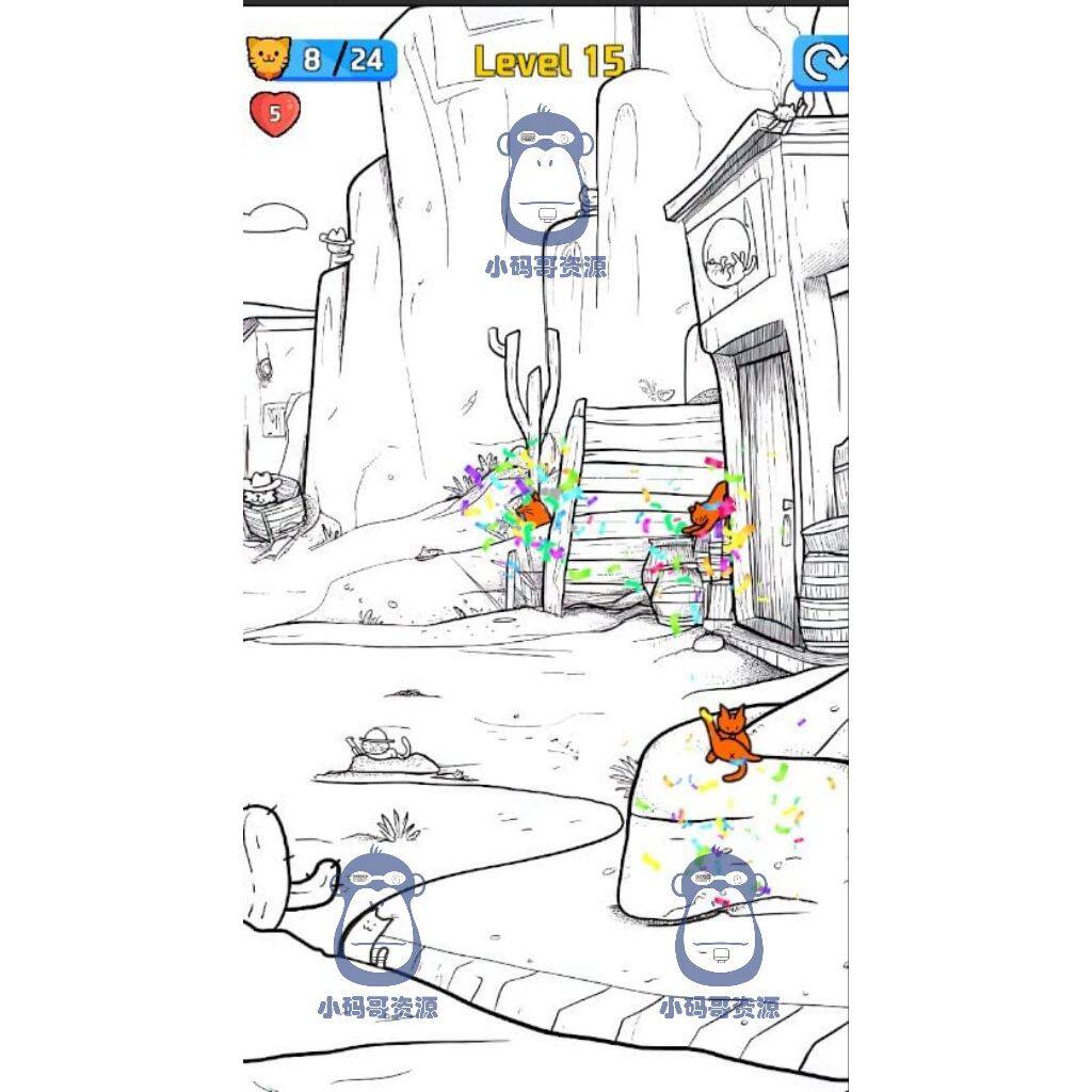 Unity6000 找到猫-发现它 猫咪寻踪记 精品游戏原始码 找茬益智