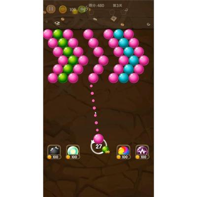 cocos小游戏源码 天天泡泡龙 完整精品小游戏源码，亲测可