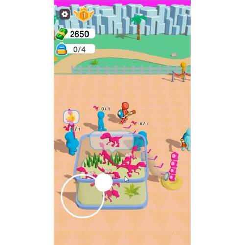 cocos creator小游戏源码 3D模拟经营恐龙大陆小
