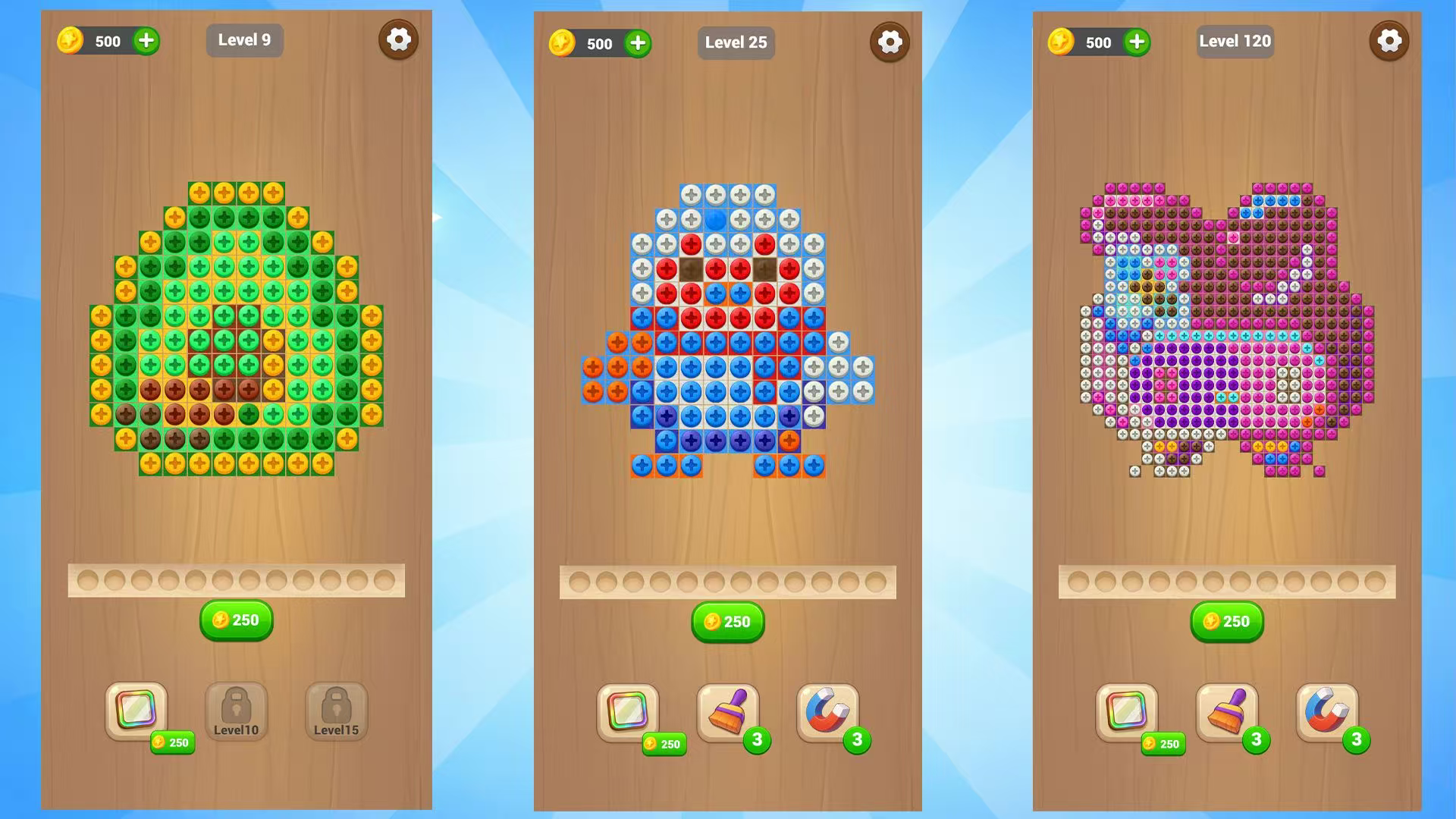 Unity  Screw Art Sort Puzzle Trailer  螺丝排序拼图 游戏源码