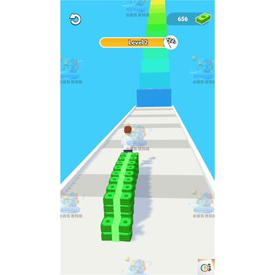 G0149 Unity游戏源码 钱堆奔跑 团结引擎源码 游戏