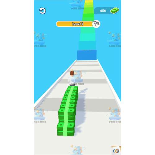 G0149 Unity游戏源码 钱堆奔跑 团结引擎源码 游戏