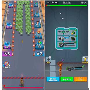 cocos射击僵尸小游戏逆向源码，僵尸打桶