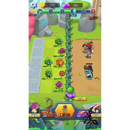 cocos creator合成植物大战僵尸游戏源码植物vs僵