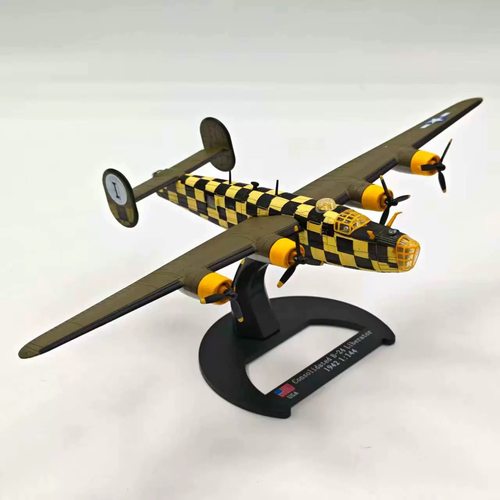 RV-model 1:144二战美军B-24D解放者重型轰炸机合金仿真飞机模型