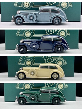 GFCC 1/43 捷豹 SS1 Airline 1935 合金老爷车模型精装版