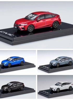 hobby japan 1/64 本田CIVIC十一代两厢思域 FL1 HJ 合金汽车模型