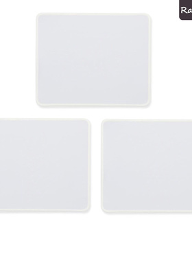 空白白色鼠标垫 加厚防滑电脑键盘笔记本书桌垫 可定制一件起发