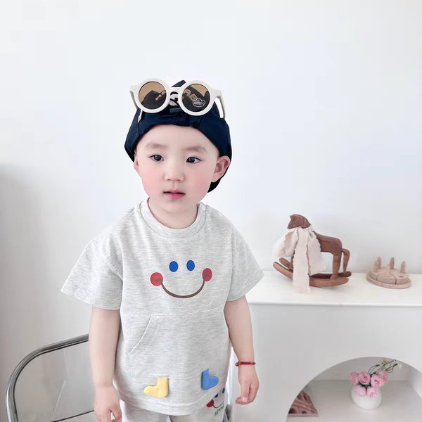 婴儿衣服分体夏季男女宝宝套装超萌夏装薄款婴幼儿一岁可爱两件套