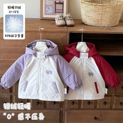 婴幼儿冲锋衣羽绒内胆三合一